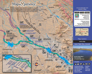 Map the Xperience South Platte River, Colorado Fishing & Fly Fishing Map